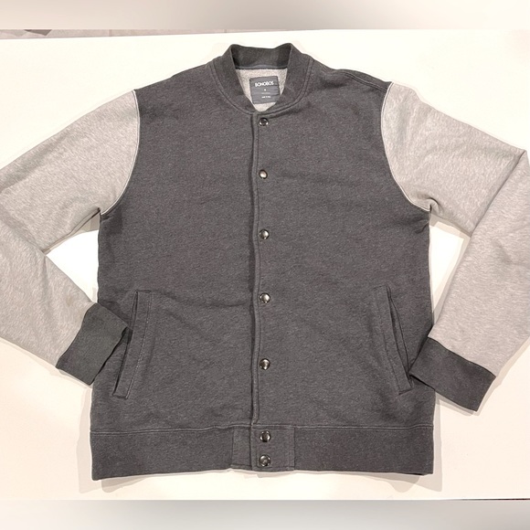 Bonobos Pique Fleece Varsity Bomber Jacket - Picture 2 of 5